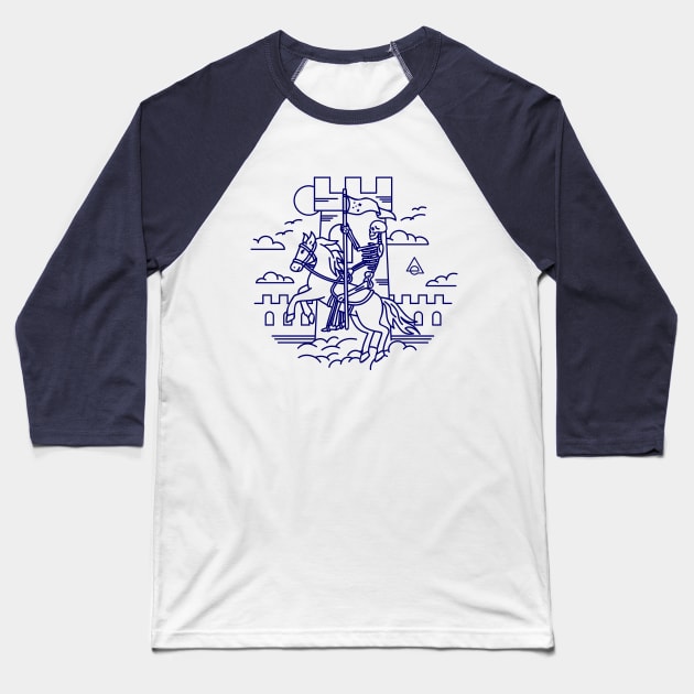 Horsemen Baseball T-Shirt by Eluviate